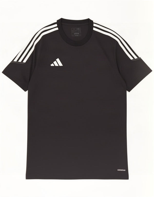 Adidas Mens Aeroready T-Shirt Top Small Black Polyester