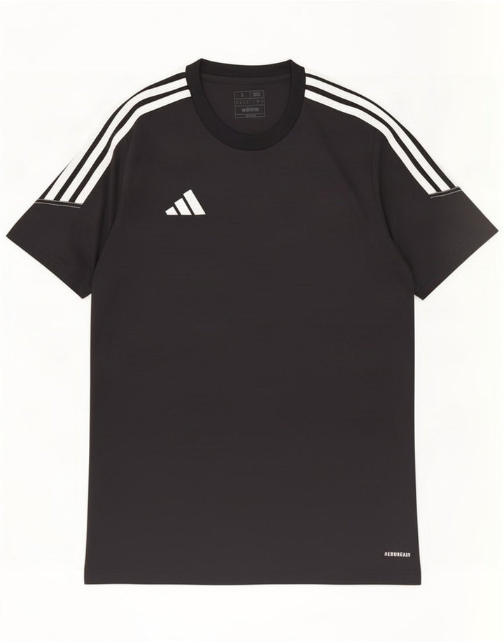 Adidas Mens Aeroready T-Shirt Top Small Black Polyester