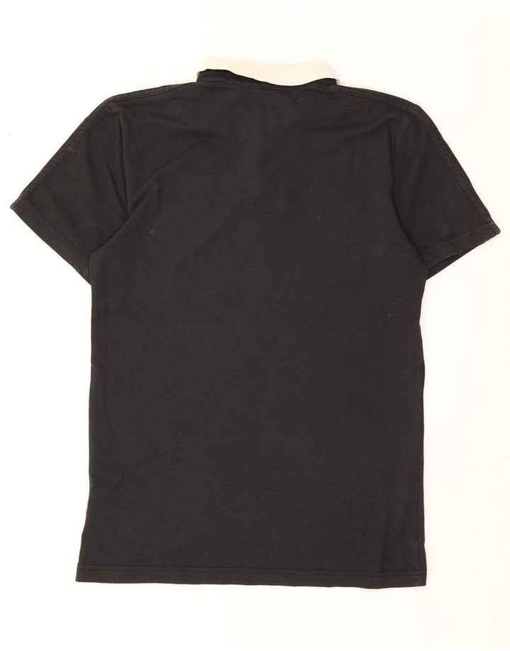 ADIDAS Mens Climalite Polo Shirt Medium Black Cotton Vintage Adidas and Second-Hand Adidas from Messina Hembry 