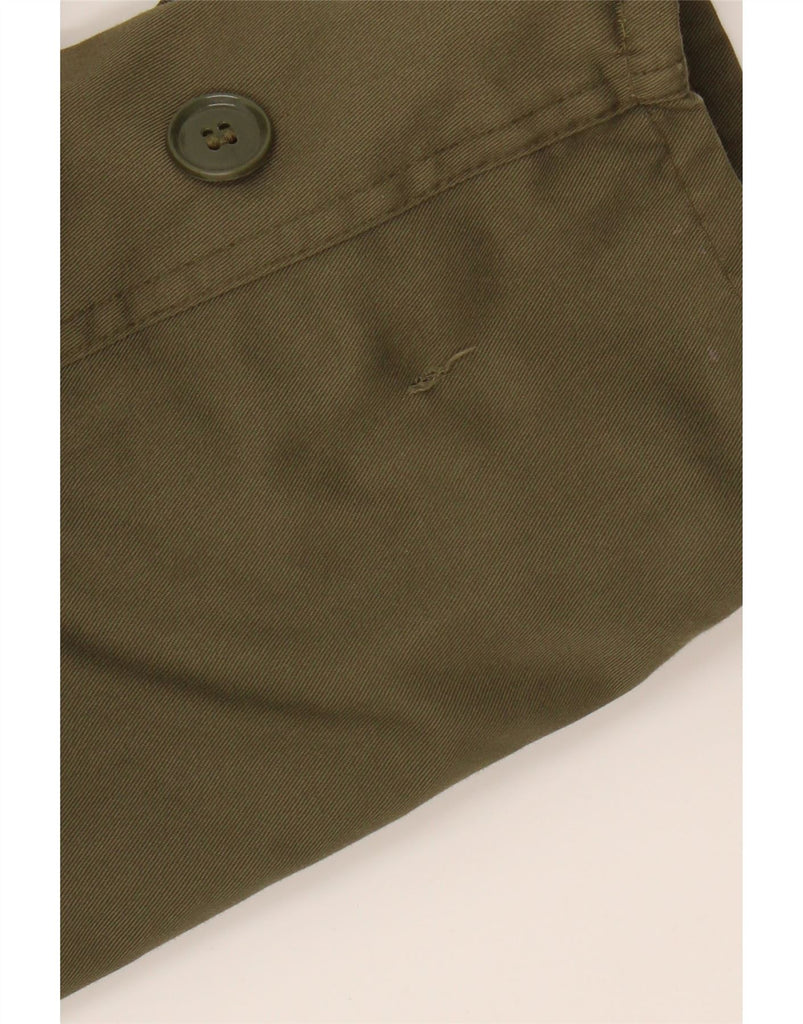 VINTAGE Mens Hooded Military Windbreaker Coat UK 36 Small Green Polyester Vintage Vintage and Second-Hand Vintage from Messina Hembry 