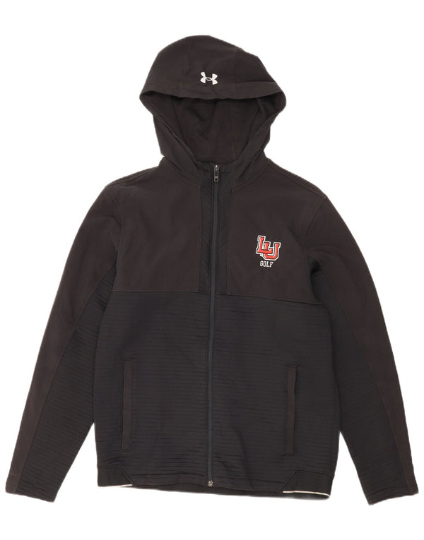 Under Armour Mens Zip Hoodie Sweater Medium Black