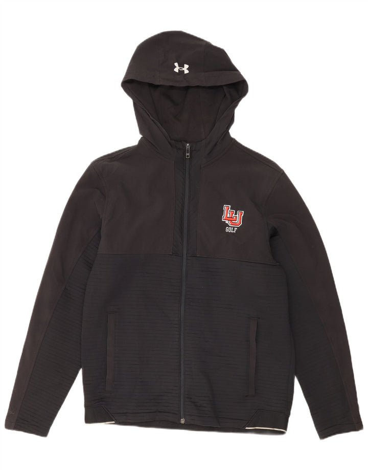 Under Armour Mens Zip Hoodie Sweater Medium Black