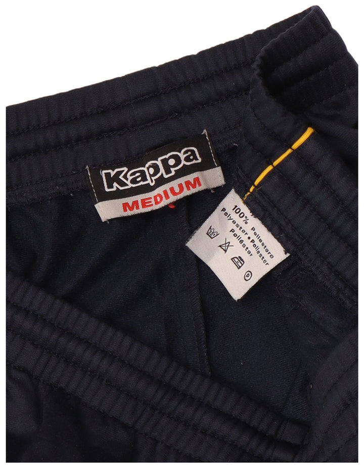 KAPPA Mens Tracksuit Trousers Medium Navy Blue Polyester