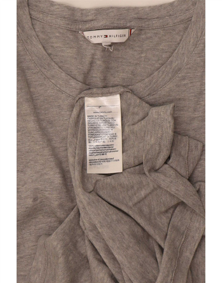 Tommy Hilfiger Mens T-Shirt Top Medium Grey Cotton