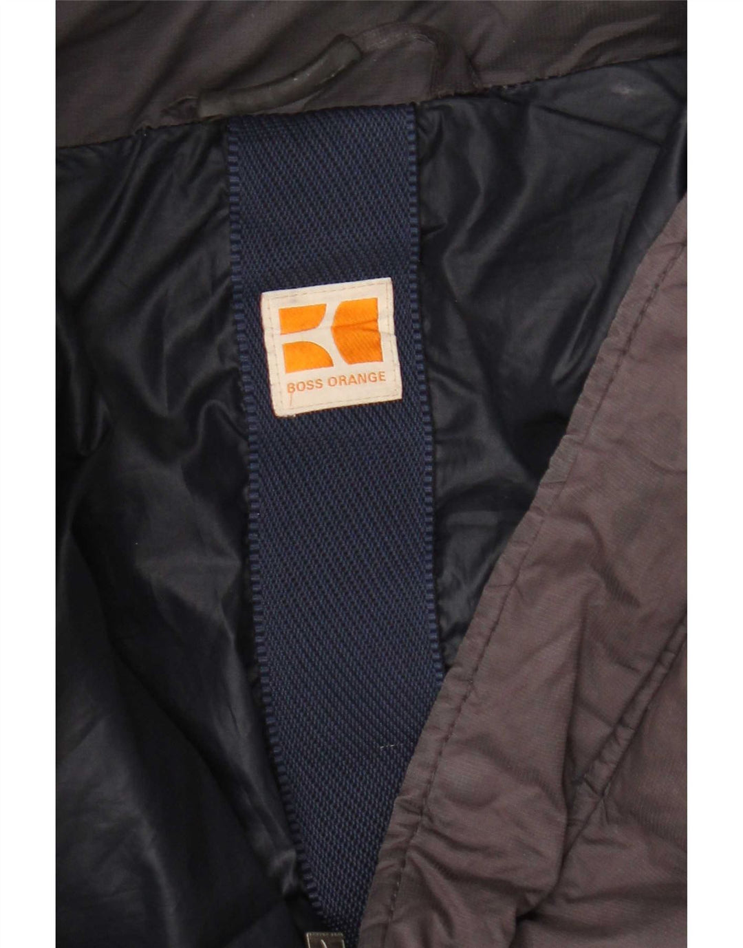 Hugo Boss Mens Hooded Padded Jacket UK 38 Medium Maroon