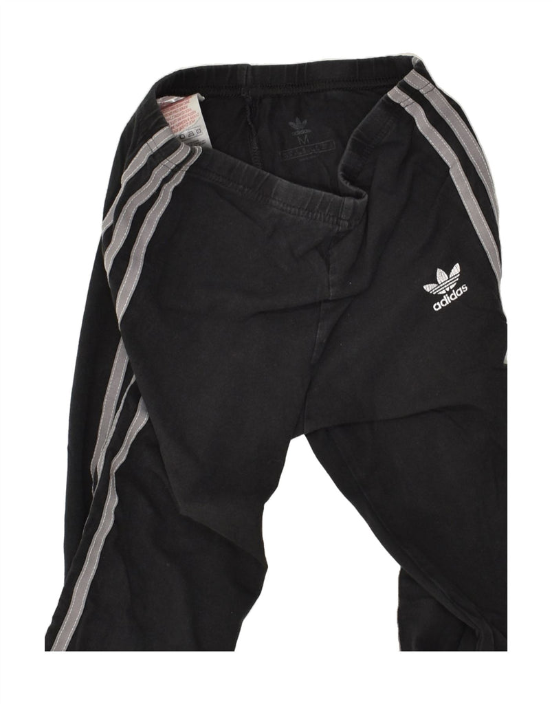 ADIDAS Girls Leggings 10-11 Years Medium  Black Cotton | Vintage Adidas | Thrift | Second-Hand Adidas | Used Clothing | Messina Hembry 