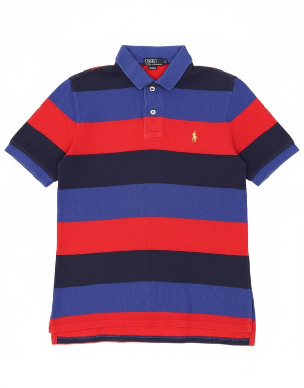 Polo Ralph Lauren Boys Polo Shirt 10-11 Years Medium Multicoloured Striped