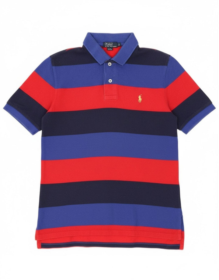 Polo Ralph Lauren Boys Polo Shirt 10-11 Years Medium Multicoloured Striped