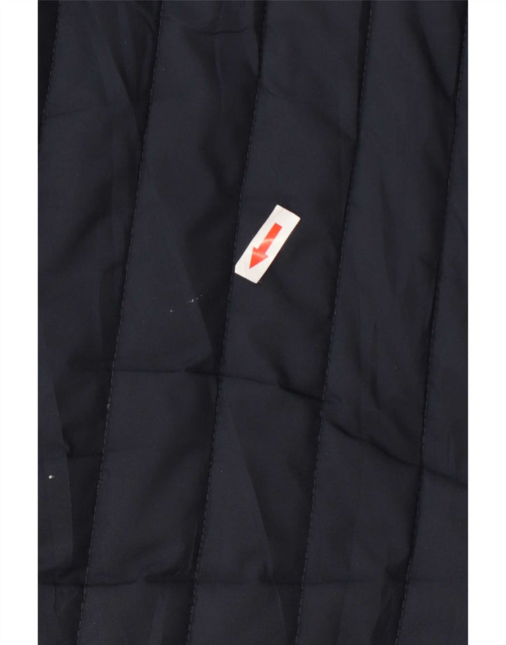 Adidas Womens Padded Jacket UK 10 Small Navy Blue Polyester