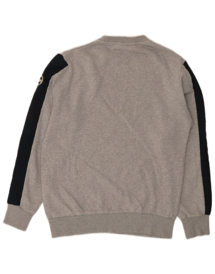 COLMAR Mens Sweatshirt Jumper Small Grey Colourblock Cotton