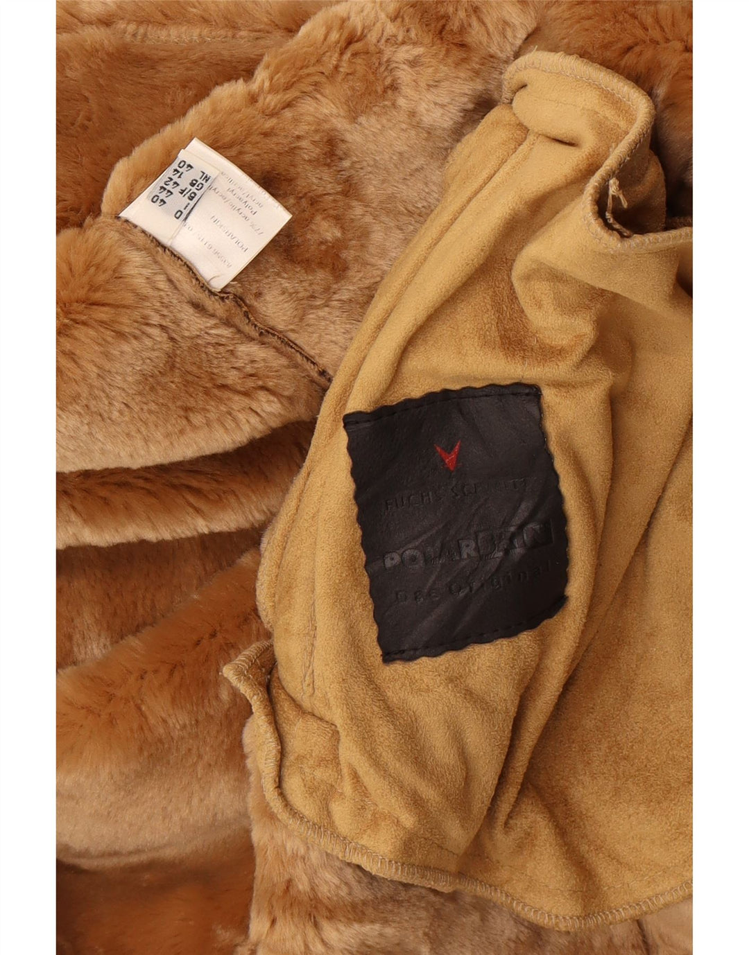 FUCHS & SCHMITT Womens Sherpa Jacket UK 14 Medium Beige Polarskin