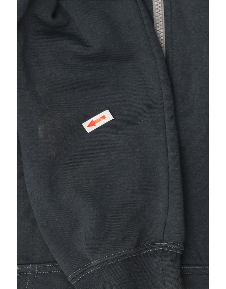 Nike Mens Zip Hoodie Sweater Large Navy Blue Cotton