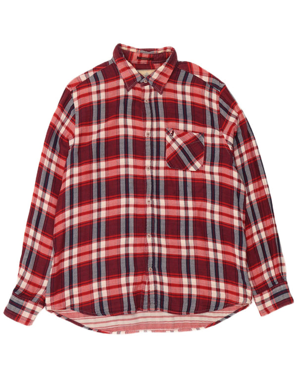 MARLBORO CLASSICS Mens Regular Fit Flannel Shirt 3XL Multicoloured Check