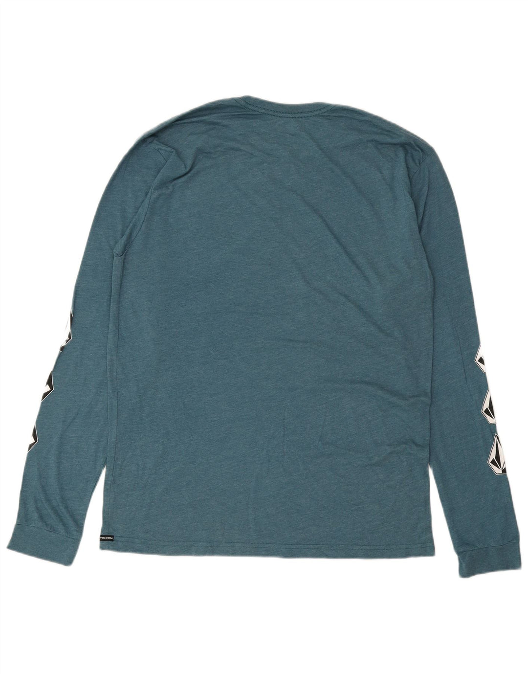 Volcom Mens Modern Fit Graphic Top Long Sleeve XL Blue Cotton
