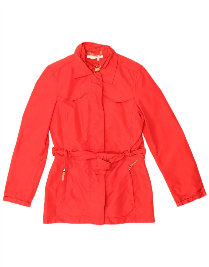 Zara Womens Utility Jacket UK 10 Small Red Nylon