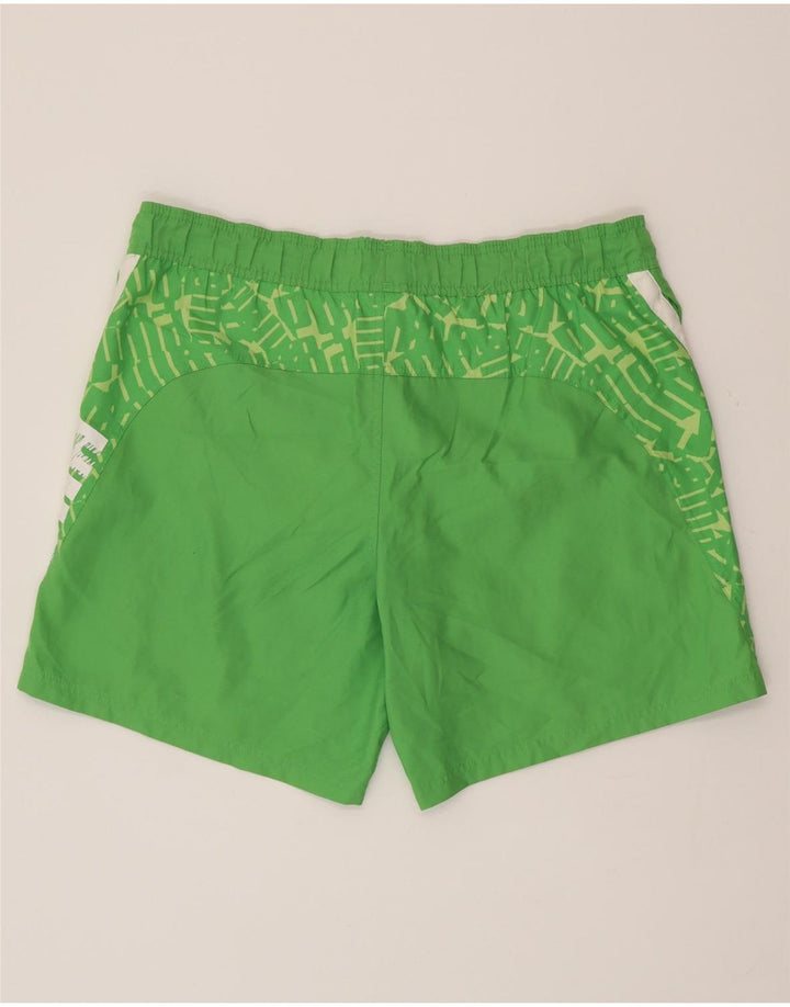 PUMA Mens Graphic Swimming Shorts Large Green Polyester