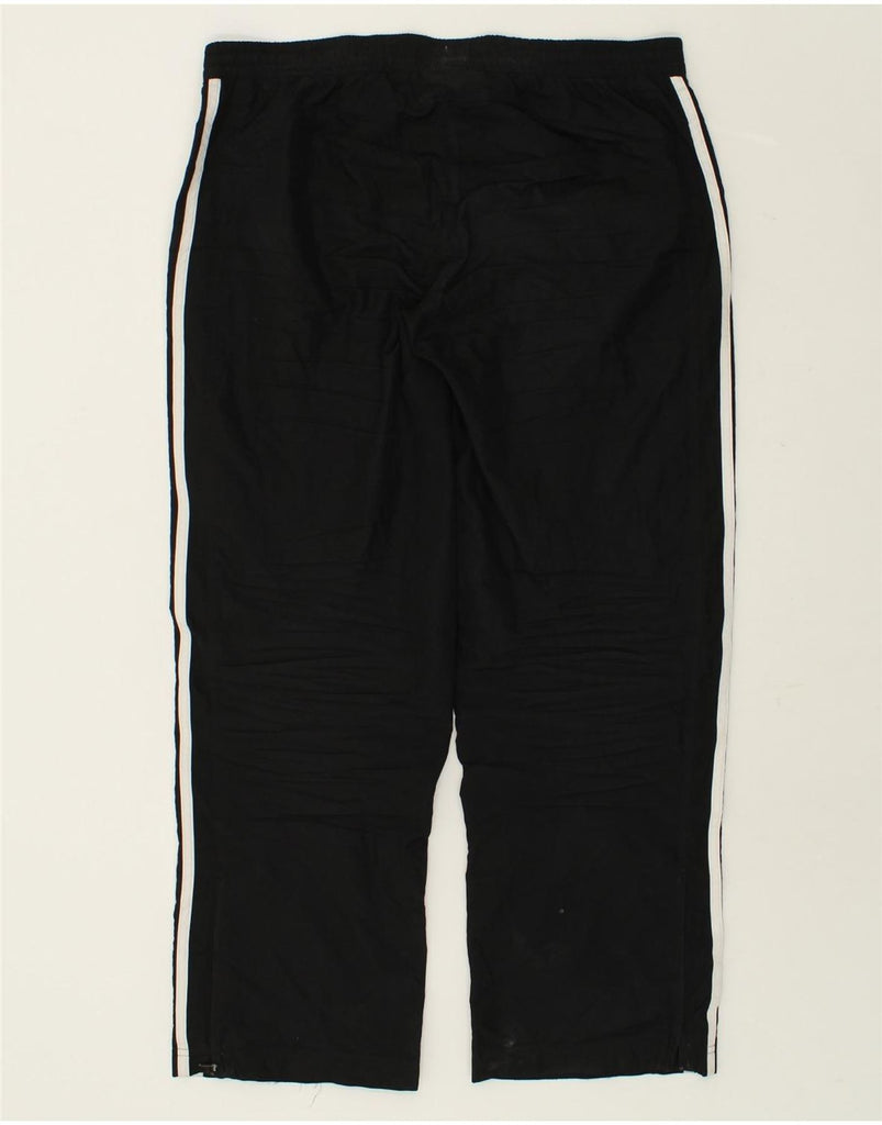 ADIDAS Womens Tracksuit Trousers UK16 Large Black Polyester | Vintage Adidas | Thrift | Second-Hand Adidas | Used Clothing | Messina Hembry 