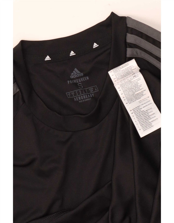 Adidas Mens Aeroready T-Shirt Top Small Black Polyester