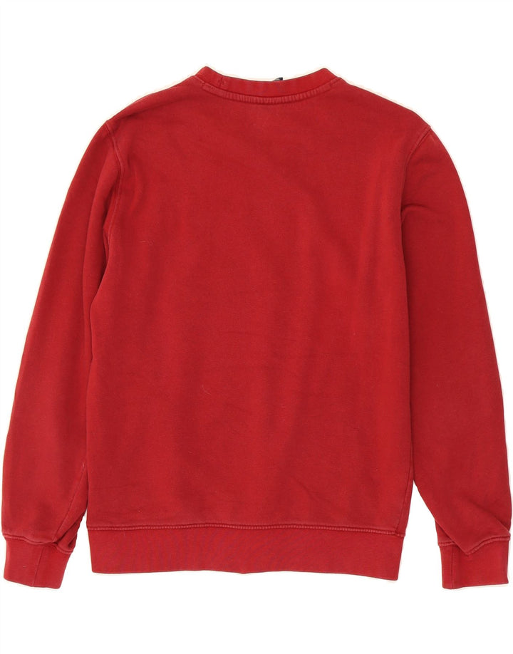 CHAMPION Womens Graphic Sweatshirt Jumper UK 10 Small Red Cotton Vintage Champion and Second-Hand Champion from Messina Hembry 