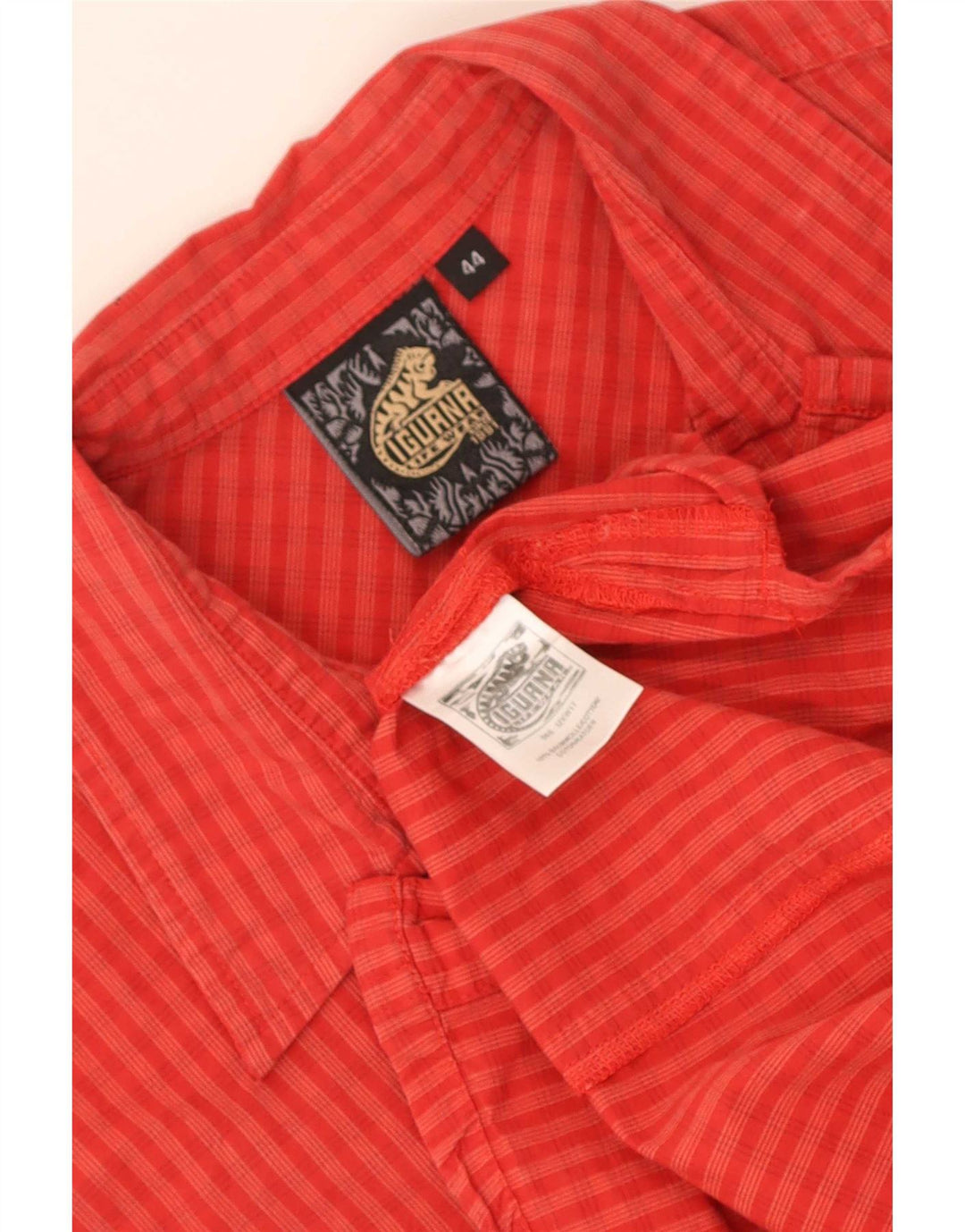 Iguana Womens Sleeveless Shirt IT 44 Medium Red Check Cotton