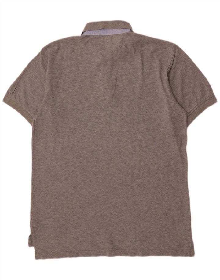 Tommy Hilfiger Mens Polo Shirt XL Grey Cotton
