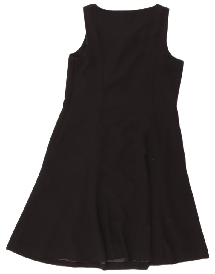 Hobbs Womens Sleeveless A-Line Dress UK 16 Large Black Polyester