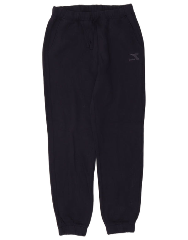 Diadora Mens Tracksuit Trousers Small  Navy Blue Cotton