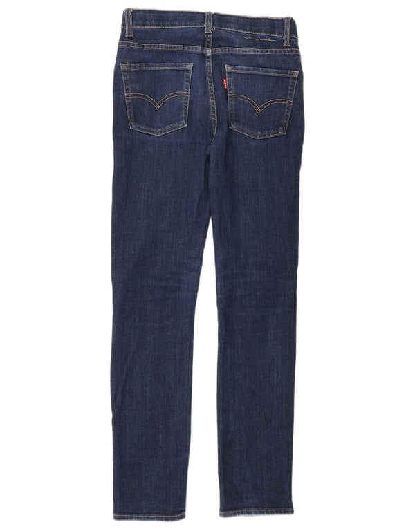 Levi's Boys 510 Skinny Jeans 13-14 Years W26 L29 Navy Blue Cotton
