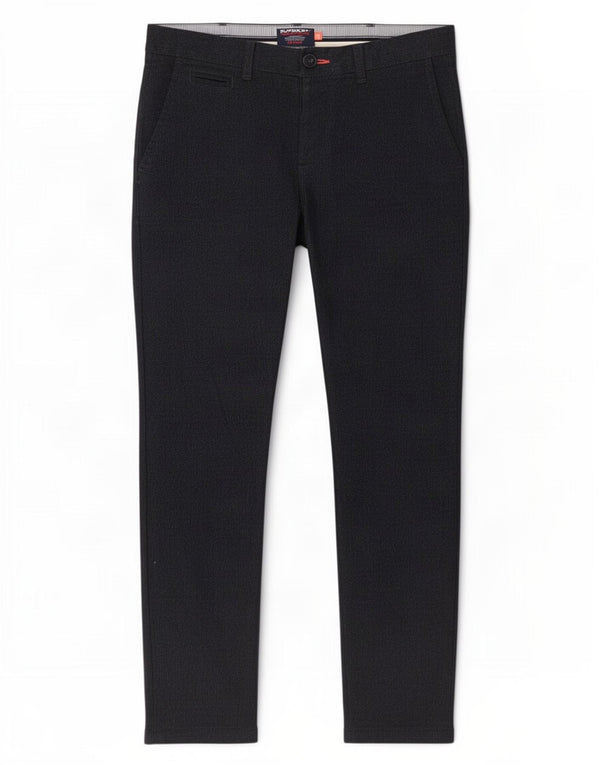 Superdry Mens Slim Chino Trousers W32 L29 Navy Blue