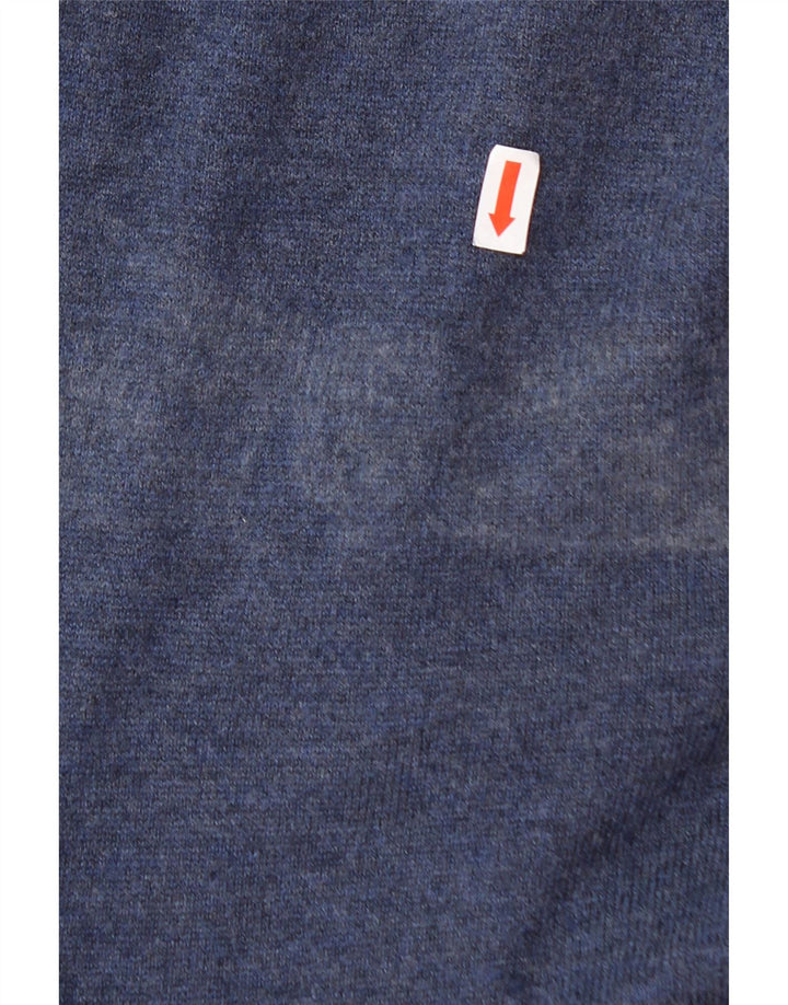 FAT FACE Womens Longline Cardigan Sweater UK 8 Small Navy Blue Wool Vintage Fat Face and Second-Hand Fat Face from Messina Hembry 