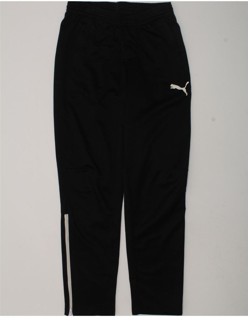 PUMA Boys Tracksuit Trousers 13-14 Years Black | Vintage Puma | Thrift | Second-Hand Puma | Used Clothing | Messina Hembry 