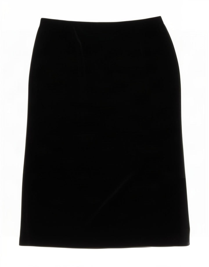 Marks & Spencer Womens Maxi Skirt UK 18 XL W34 Black Polyester