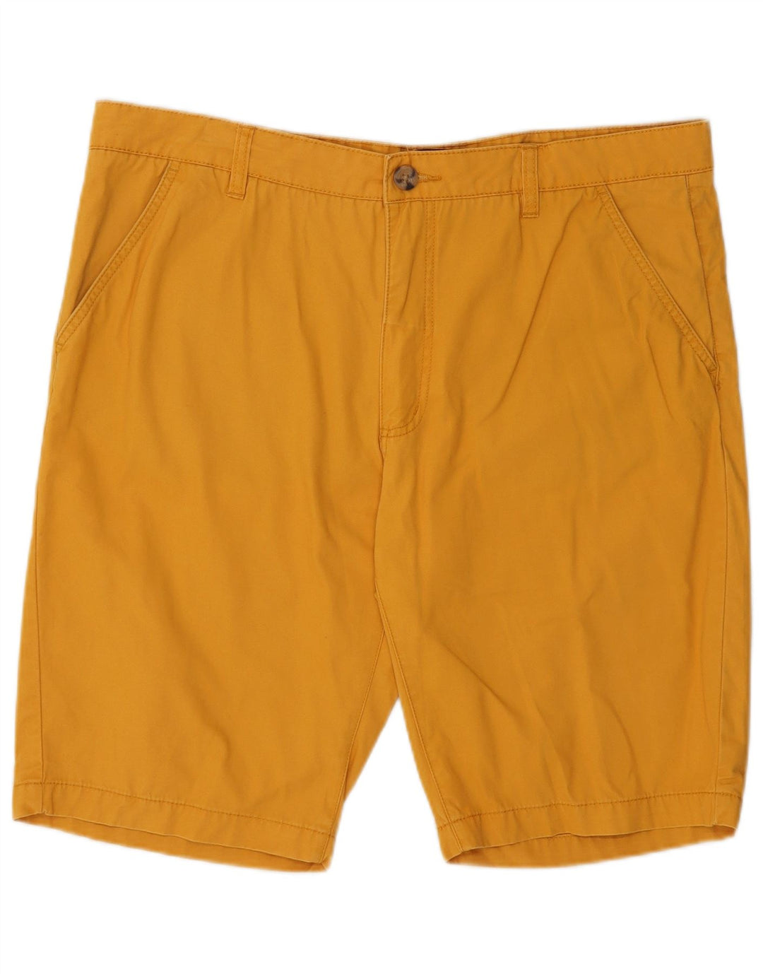 Dack's Mens Regular Fit Chino Shorts IT 52 XL W38 Yellow Cotton