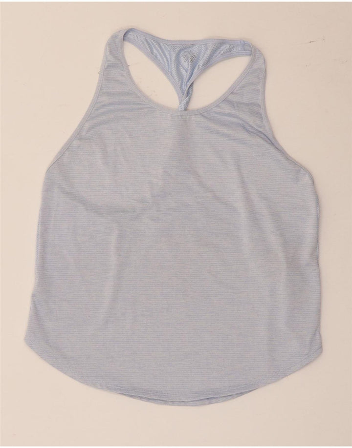 Under Armour Womens Vest Top UK 10 Small Blue Polyester
