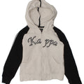 KAPPA Boys Graphic Zip Hoodie Sweater 5-6 Years Small White Colourblock | Vintage Kappa | Thrift | Second-Hand Kappa | Used Clothing | Messina Hembry 