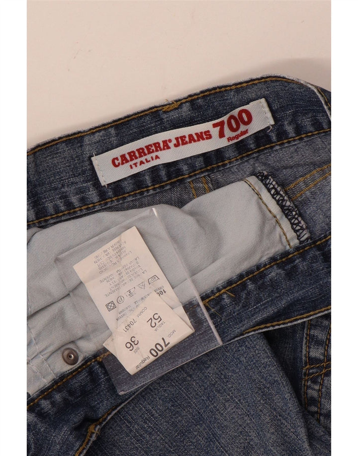 CARRERA Mens 700 Regular Fit Straight Jeans W36 L30 Blue Cotton