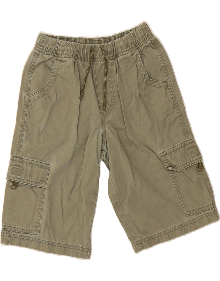 L.L.BEAN Boys Cargo Shorts 11-12 Years W24 Green Cotton Vintage L.L.Bean and Second-Hand L.L.Bean from Messina Hembry 