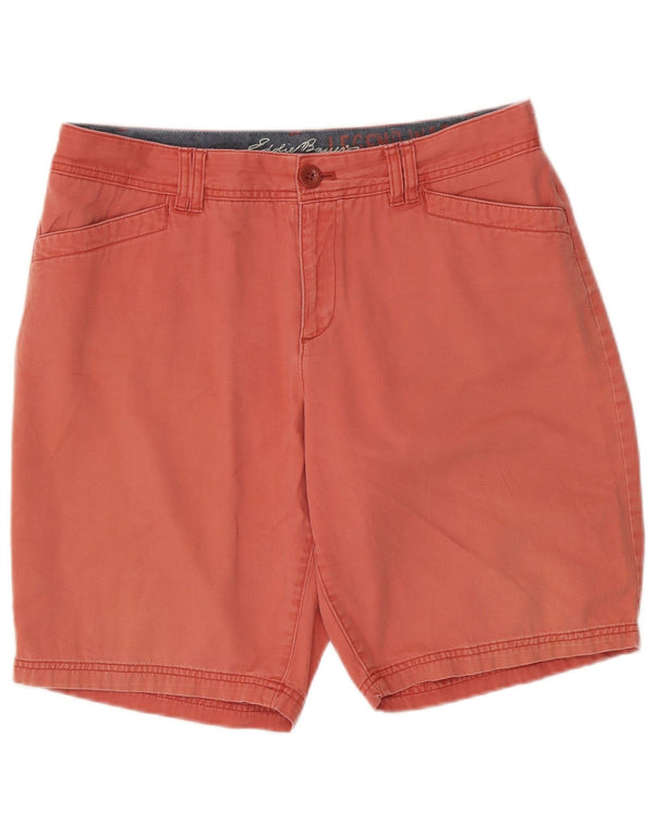 Eddie Bauer Womens Casual Shorts US 12 Large W34  Pink Cotton