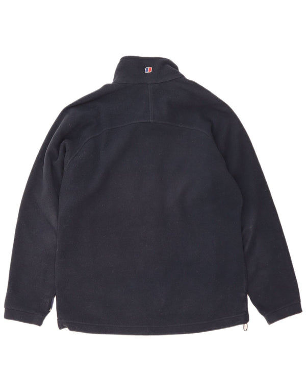Berghaus Mens Fleece Jacket UK 40Large Navy Blue Polyester