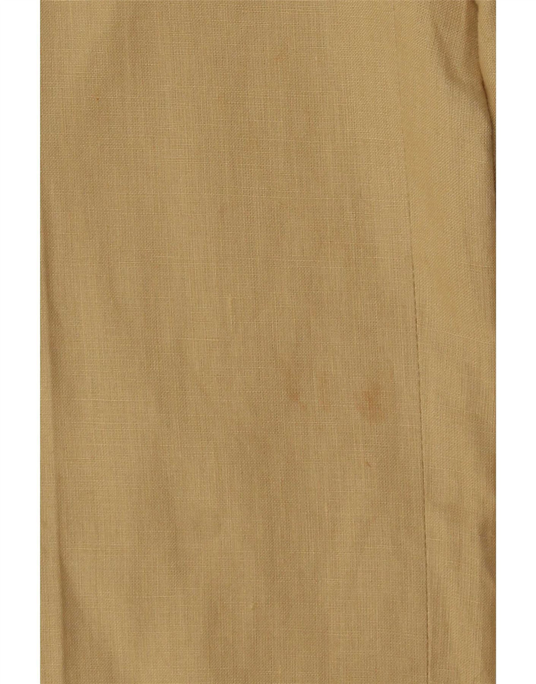 Marks & Spencer Mens Straight Suit Trousers W36 L33 Brown Linen