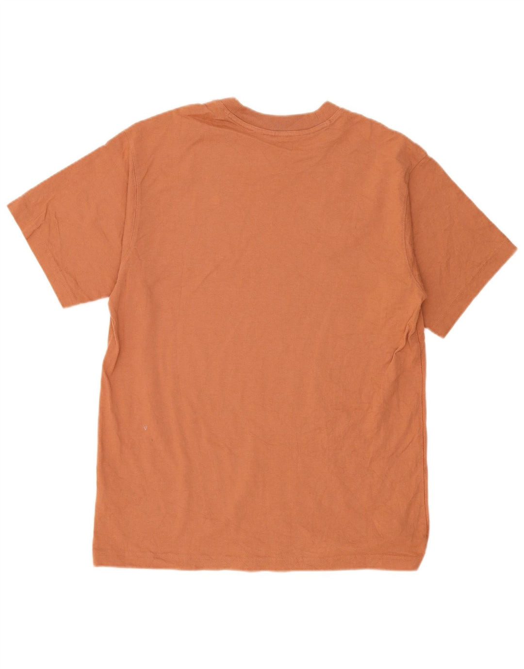 Adidas Mens T-Shirt Top Medium Brown Cotton