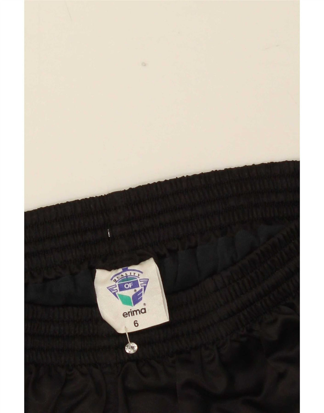 Erima Womens Sport Shorts UK 6 XS Black Polyester