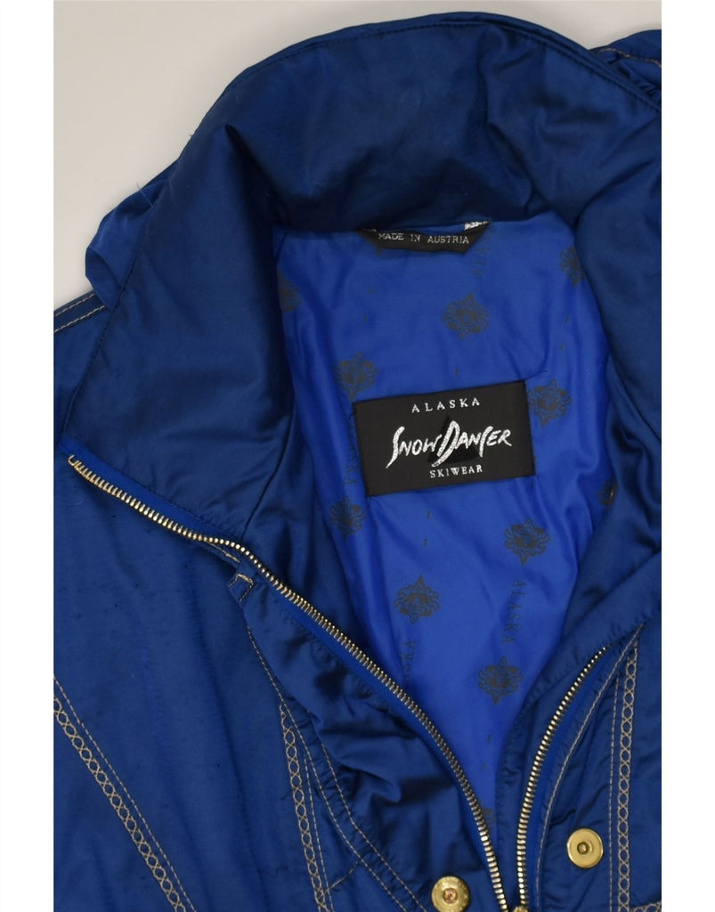 VINTAGE Womens Alaska Hooded Ski Jacket EU 46 XL Navy Blue Polyamide | Vintage Vintage | Thrift | Second-Hand Vintage | Used Clothing | Messina Hembry 