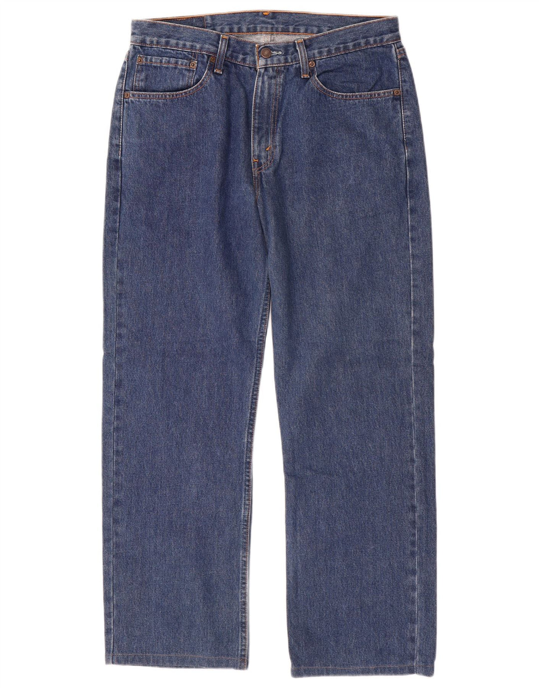 LEVI'S Mens 751 Straight Jeans W34 L29 Blue Cotton