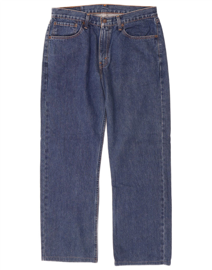 LEVI'S Mens 751 Straight Jeans W34 L29 Blue Cotton