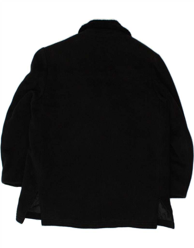 VINTAGE Mens Pea Coat UK 42 XL Black Vintage Vintage and Second-Hand Vintage from Messina Hembry 