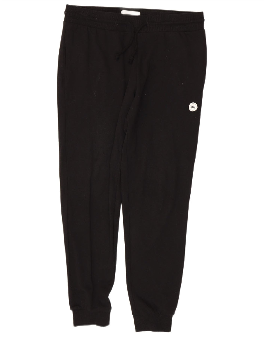 JACK & JONES Mens Tracksuit Trousers Joggers Large Black Cotton