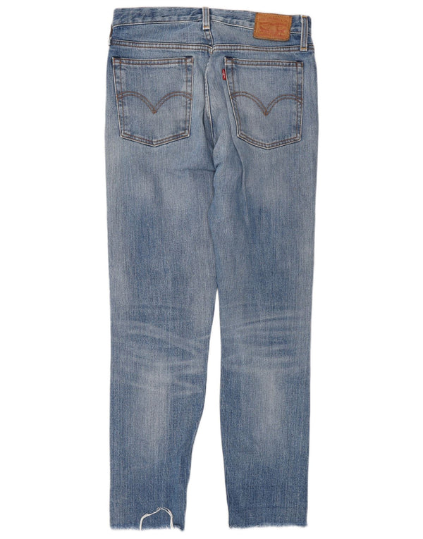 Levi's Womens Slim Jeans W27 L26 Blue Cotton