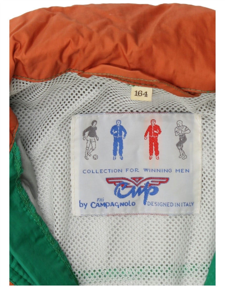 F.LLI CAMPAGNOLO Boys Rain Jacket 15-16 Years Multicoloured Colourblock