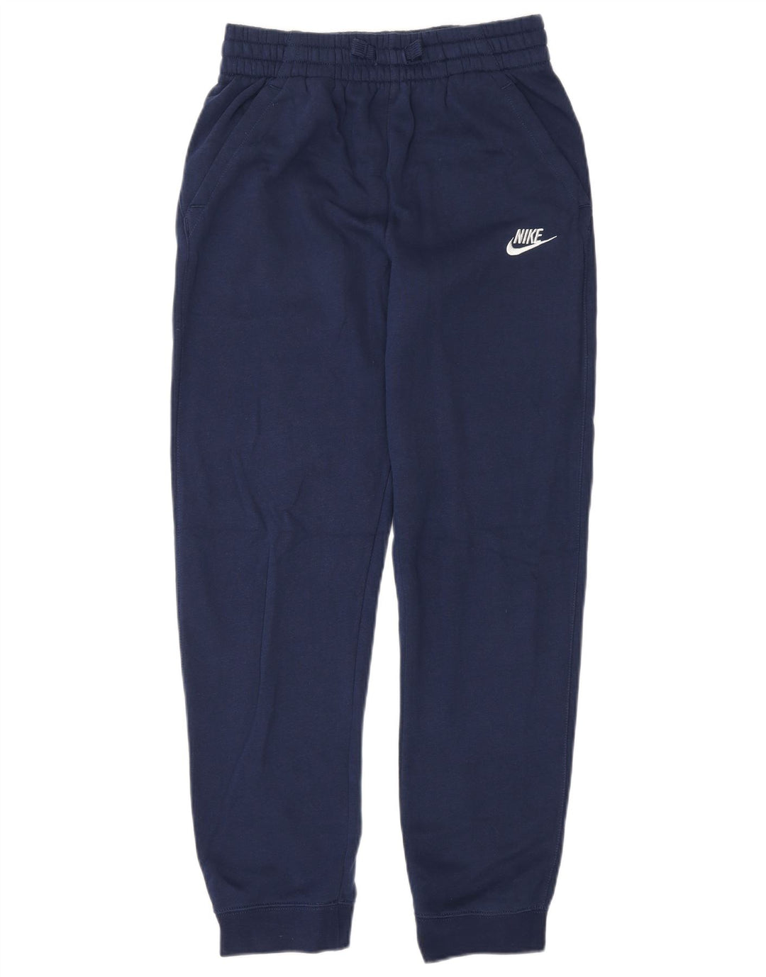 NIKE Boys Tracksuit Trousers Joggers 13-14 Years XL  Navy Blue Cotton